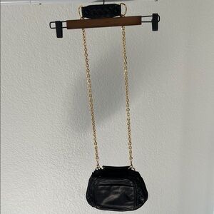“Vintage” Juicy Couture Black Leather Chain Shoulder Bag